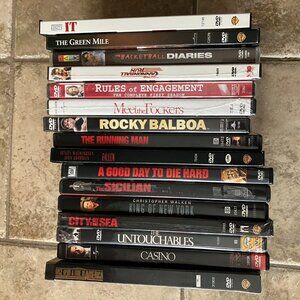 16 Lot DVD Movies 8 Brand New And Sealed 8 Excellent Condition